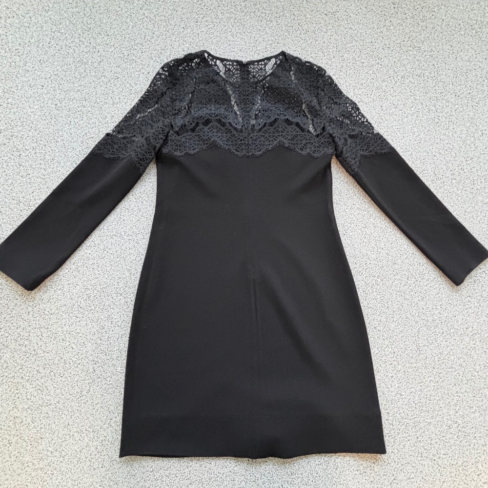 Diane von Furstenberg Dahlia Black Lace Dress Sz 2 Romantic Whimsygoth NWT $425 - Picture 12 of 16